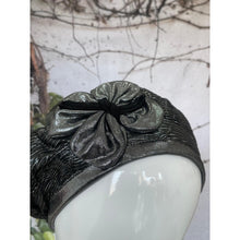 Embellished Hat - Size #2 Dark Silver Textured-Hat-The Little Tichel Lady