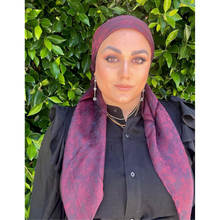 Afterglow Shimmer Square - Cabernet Sky-Squares-The Little Tichel Lady