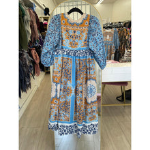 Mosaic Print Midi Dress-dress-The Little Tichel Lady