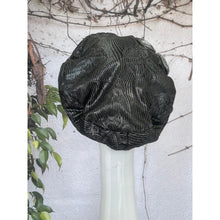 Embellished Hat - Size #2 Dark Silver Textured-Hat-The Little Tichel Lady