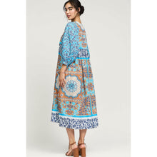 Mosaic Print Midi Dress-dress-The Little Tichel Lady