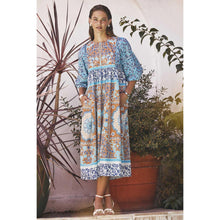 Mosaic Print Midi Dress-dress-The Little Tichel Lady