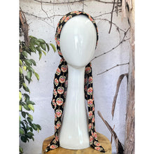 Lightweight Pretied w/ Velvet & Adjustable Band - Thistle Floral Print-Pretieds-The Little Tichel Lady