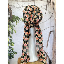 Lightweight Pretied w/ Velvet & Adjustable Band - Thistle Floral Print-Pretieds-The Little Tichel Lady