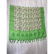 Jubilee Print Wrap w/ Tassel Details - Rainforest Tapestry-Long Wrap-The Little Tichel Lady