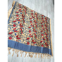 Jubilee Print Wrap w/ Tassel Details - Neutral Songbird-Long Wrap-The Little Tichel Lady