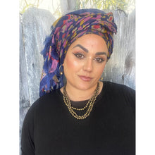 Jubilee Print Wrap w/ Tassel Details - Midnight Paisley Bloom-Long Wrap-The Little Tichel Lady