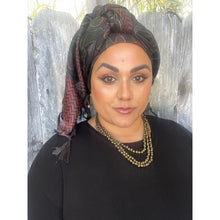 Jubilee Print Wrap w/ Tassel Details - Noire Songbird-Long Wrap-The Little Tichel Lady