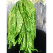 Jubilee Print Wrap w/ Tassel Details - Rainforest Tapestry-Long Wrap-The Little Tichel Lady