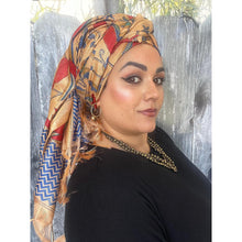 Jubilee Print Wrap w/ Tassel Details - Neutral Songbird-Long Wrap-The Little Tichel Lady