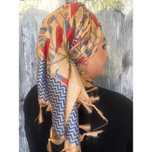 Jubilee Print Wrap w/ Tassel Details - Neutral Songbird-Long Wrap-The Little Tichel Lady