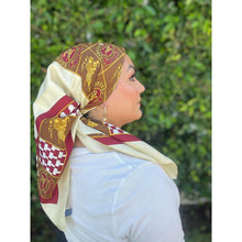 Burberry Authentic Designer Headscarf, Knights in Armor-Designer headscarf-The Little Tichel Lady