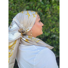 Celine Authentic Designer Headscarf, Equestrian Print-Designer headscarf-The Little Tichel Lady