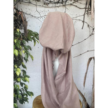 Turkish Cotton Metallic Solid Pretied w/ Long Tails - Dusty Pink-pretieds-The Little Tichel Lady