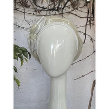 Embellished Hat - Size #1 White/Translucent Sequins-Hat-The Little Tichel Lady