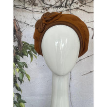 Embellished Hat - Size #2 Rust Bow-Hat-The Little Tichel Lady