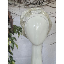 Embellished Hat - Size #2 White/Translucent Sequins-Hat-The Little Tichel Lady