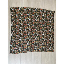 Mod Bloom Waffled Print Square Tichel - Olive-Squares-The Little Tichel Lady