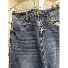 Straight Denim Maxi Skirt-skirt-The Little Tichel Lady