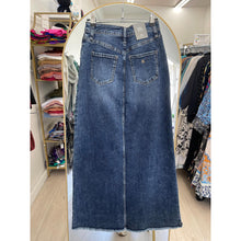 Straight Denim Maxi Skirt-skirt-The Little Tichel Lady