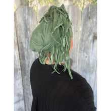 Whimsical Willow Israeli Headwrap - Basil-Long Wrap-The Little Tichel Lady