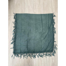 Whimsical Willow Israeli Headwrap - Muted Turquoise-Long Wrap-The Little Tichel Lady