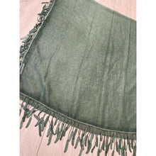 Whimsical Willow Israeli Headwrap - Basil-Long Wrap-The Little Tichel Lady