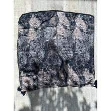 Starry Night Gauzy Headwrap - Navy-Long Wrap-The Little Tichel Lady