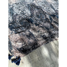 Starry Night Gauzy Headwrap - Navy-Long Wrap-The Little Tichel Lady