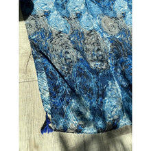 Starry Night Gauzy Headwrap - Blue-Long Wrap-The Little Tichel Lady