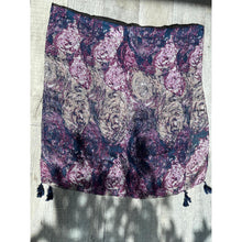 Starry Night Gauzy Headwrap - Purple-Long Wrap-The Little Tichel Lady