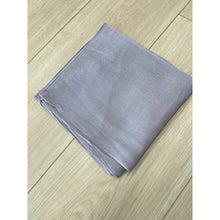 Elegant Metallic Square Headscarf - Light Silver-Squares-The Little Tichel Lady