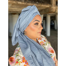 Basket Breeze XL Square - Denim Blue-Squares-The Little Tichel Lady