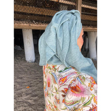 Basket Breeze XL Square - Pale Turquoise-Squares-The Little Tichel Lady