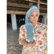 Basket Breeze XL Square - Pale Turquoise-Squares-The Little Tichel Lady