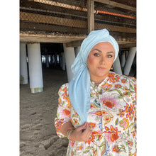 Basket Breeze XL Square - Sky Blue-Squares-The Little Tichel Lady