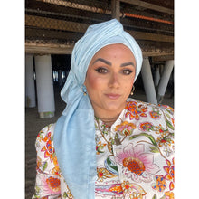 Basket Breeze XL Square - Sky Blue-Squares-The Little Tichel Lady