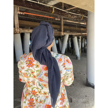 Basket Breeze XL Square - Navy-Squares-The Little Tichel Lady