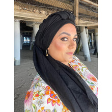 Basket Breeze XL Square - Black-Squares-The Little Tichel Lady