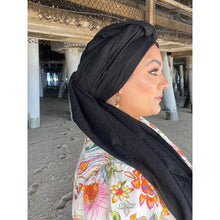 Basket Breeze XL Square - Black-Squares-The Little Tichel Lady