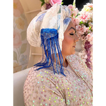 Exquisite Floral Lace Headwrap-Long Wrap-The Little Tichel Lady