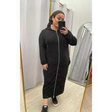 The Everyday Zip-Up Hoodie Dress - XS-2X-dress-The Little Tichel Lady