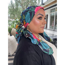 TLTL Perfect Satin Square Tichel - Bella Botanica-Squares-The Little Tichel Lady