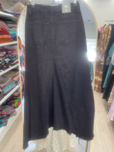 Classic Denim Midi Skirt - True Black-skirt-The Little Tichel Lady