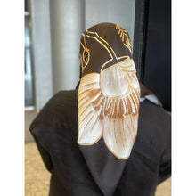 TLTL Perfect Satin Square Tichel - Twilight Bloom-Squares-The Little Tichel Lady