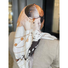 TLTL Perfect Satin Square Tichel - Desert Whispers-Squares-The Little Tichel Lady