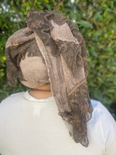 Israeli Arabesque Wrap - Brown-Long Wrap-The Little Tichel Lady