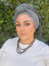 Israeli Arabesque Wrap - Black-Long Wrap-The Little Tichel Lady