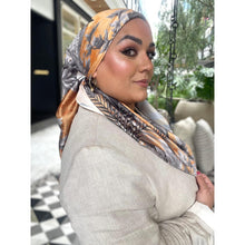 TLTL Perfect Satin Square Tichel - Swan Lake-Squares-The Little Tichel Lady