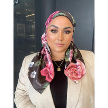 TLTL Perfect Satin Square Tichel - Rosa Noire-Squares-The Little Tichel Lady